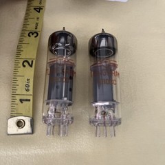 Tungsram E80CC 6085 CV5989 /Top 12AU7 new tested matched lot of 2