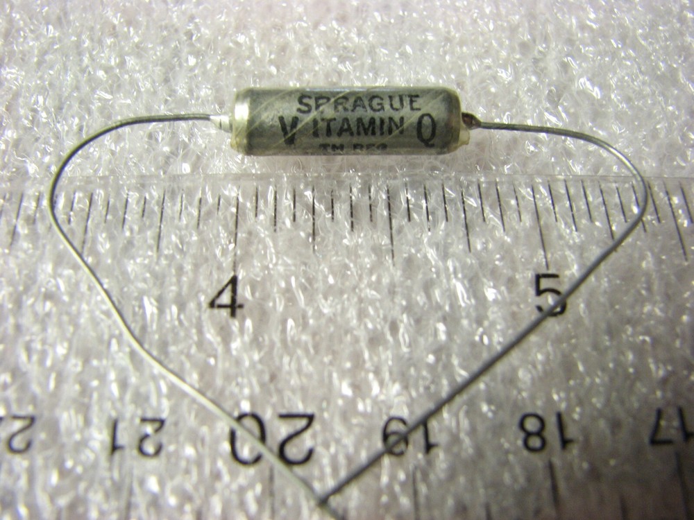 Sprague Vitamin-Q OIL .0015uF 200vdc Treble Bleed/Tone Capacitor-Humbucker,Strat