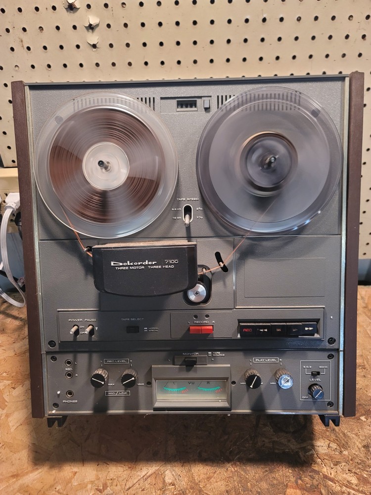 Dokorder 7100 Three Motor Three Head Reel to Reel Tape Recorder PARTS ONLY