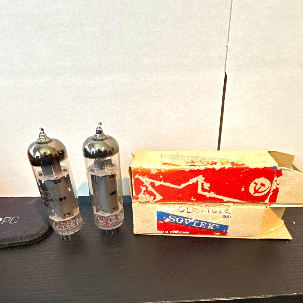 SOVTEK 6L6WGC Vacuum Tube Electron Tube Valve w/ Box Lot of 2