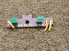 Akai GX-625 GX625 Reel To Reel Player Recorder Parts Green Indicator TG5001B