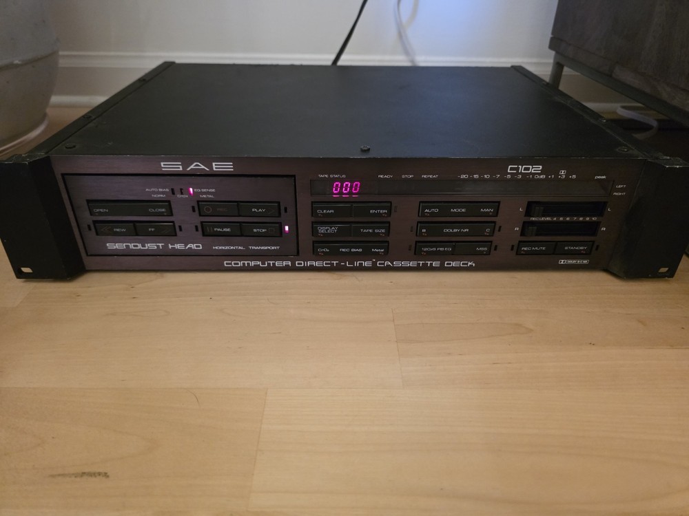 Vintage SAE C102 Computer Direct Line Cassette Deck