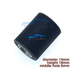 pinch roller belt pulley for VCR tape recorder audio player 14x18x6mm