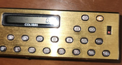 Rare Vintage Calculighter by Colibri Calculator Lighter NOS with Box & Papers