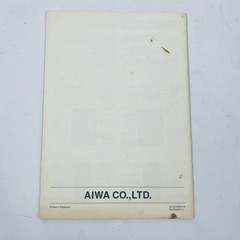 AIWA LCX-70M Owner&rsquo;s Instruction Manual Operating Compact Disc Stereo
