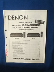DENON DRA-565RD DRA-365R RECEIVER SERVICE MANUAL USA CANADA AUSTRALIA MODEL