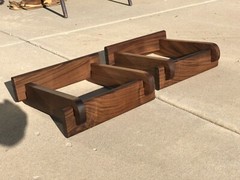 Custom Made Walnut Speaker Stands for Pioneer HPM 100 Speakers