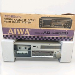 Aiwa AD-L450U Stereo Cassette Deck with Dolby System In Original Box Tested
