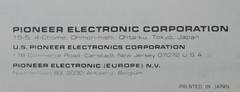 Pioneer QD-240 F KL Demodulator Service Manual Original