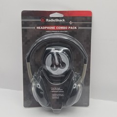 Radio Shack 3.5mm Lightweight Headphones Earbuds Over The Ears Wired Brand New