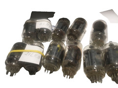 4x 21JZ6 3x 21LR8 2x 21GY5 2x 21LU8 RCA GE vacuum tubes tested on B & K 707