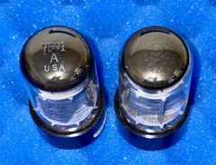 TWO Amperex 7591A Tubes / Amplitrex Tested 💪 +100% / 1978 Dates / 2% Gm Matched