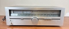 Vintage Kenwood KT-615 AM FM Stereo Radio Tuner Silver Japan Tested Working