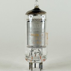 (1) Tested RCA 6AK6 Tube and Box Date Code 6152 Power Amplifier Pentode Tube