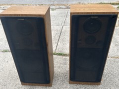 Vintage Pioneer 150W 3-Way Speaker system CS-K535 150W Japan & USA 36&Prime; WORKING!