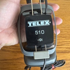 Telex 510 Headphones Made in USA Vintage Over Ear Wired Audio