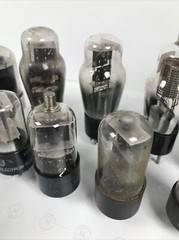 9 Vintage Tube Lot Zenith Has Tung-Sol Electronic NU Silvania GM USA 6146B