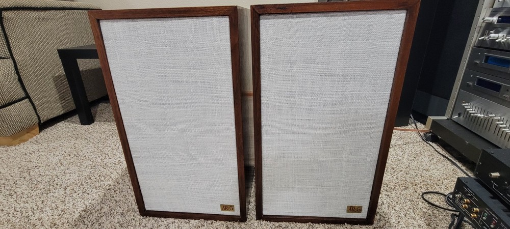 Acoustic research AR-5 speakers New Foam Surrounds,Good Working Condition