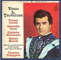GIUSEPPE VERDI: IL TROVATORE 2 REEL TO REEL TAPES BOX SET 7 1/2 IPS 4 TRACK