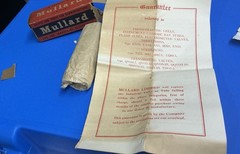 NOS NIB MULLARD 90C1 Vacuum Tube – New in box – Rare Box w/ warranty paper !