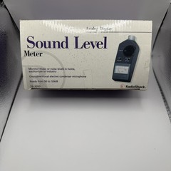 Vintage Radioshack Sound Level Meter 33-2050 with Case, Manual and Battery Works