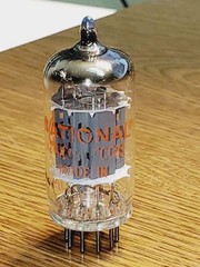 12AX7A/ECC83 Ei « National » NOS/NIB MaxiPreamp2/TV7 tested ( 1 ) tube lot