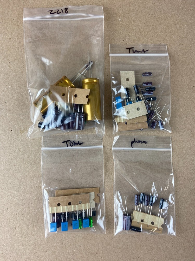 Marantz 2218 Complete Rebuild Kit High-Quality Receiver Recap Caps Transistors