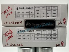 RCA 12AX7A 1960&rsquo;s 14mm Gray Plate Tubes PLATINUM MATCHED on AT1000 ECC83 7025