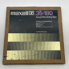 Maxell UD 35-180 Aluminum Take-Up Reel 10.5&Prime; for Reel-to-Reel Tape Recording