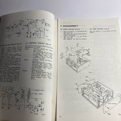 Pioneer RT- 1020L. Reel To Reel Service Manual 1973 Vintage