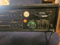 PIONEER QM 800A & QC800A VINTAGE QUAD AMPLIFIER WITH MATCHING QUAD PREAMPLIFER