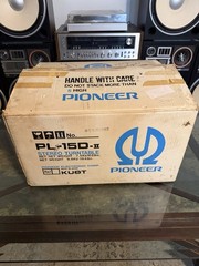 Pioneer PL-15D II Vintage Belt Drive Turntable Orig Box Made In Japan Clean