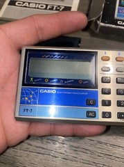 Vintage Casio FT-7 Fortune Telling Calculator 80&rsquo;s w Box Paperwork U.S. Seller
