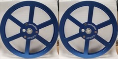 One Pair Pioneer Blue 7 » Tape Reel Light Metal Aluminum Take Up Reel