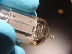MULLARD BLACKBURN 12AU7 ECC82 TUBE (1957 long plate square getter K61-series)