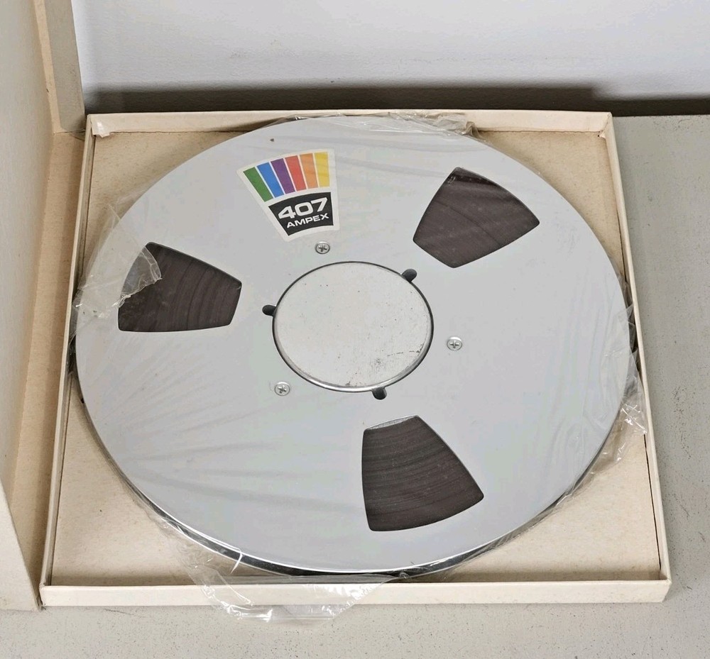 AMPEX 407 – 10.5&Prime; Metal 1/4&Prime; Reel To Reel Tape – Japan – Excellent