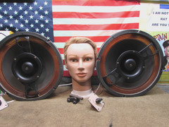 ESTATE* VTG HEATHKIT AS-183 COAXIAL 2-WAY 12&Prime; SPEAKERS w/HiFreq. Controls~VIDEOS