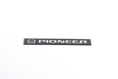 PIONEER logo badge Sticker Decal DIY waterproof 38.1mm(1.5&Prime;)X7.1mm(0.28&Prime;)