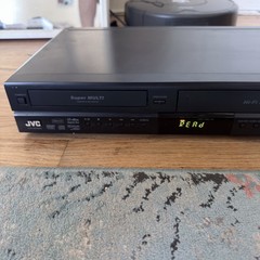 JVC DR-MV80 DVD Recorder VHS VCR Combo HDMI Tested Dubbing Works W/ Remote