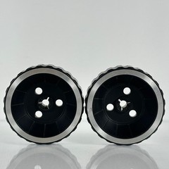 Rare Original Genuine Technics Reel NAB Hub Adapters Hold Down (Pair)