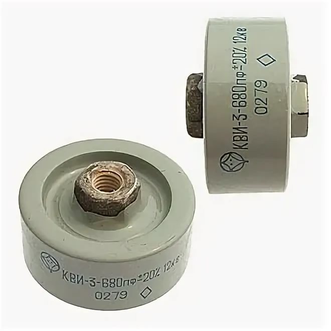 KVI-3 680pF ±20% 20kV КВИ-3 Сeramic High Voltage Non Insulated Fixed Capacitor