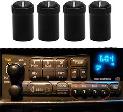 GM Car Equipment Stereo Radio Speaker Control Knob Replacement Set [4 PCS]