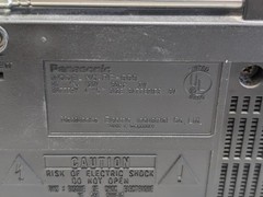 Panasonic Radio RF-559 AC Battery FM/AM 2 Band Receiver 2 Way Radio Silver