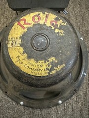 Vintage Rola F6 Speaker Driver – Australia Electrodynamic 8&Prime;