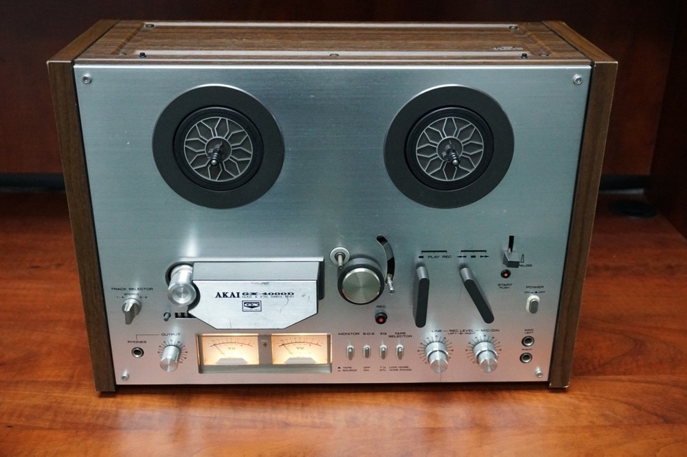 Akai GX-4000D 4-Track Stereo Reel-To-Reel Recorder Player & Speed Adapter (667