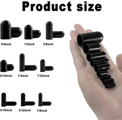 108PCS Vacuum Caps Assortment, Vacuum Plugs Hose End Cap, Rubber Vacuum Cap Kit