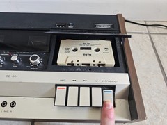 Vintage Marantz Superscope CD301 Stereo Cassette Deck Sold for parts – Powers ON