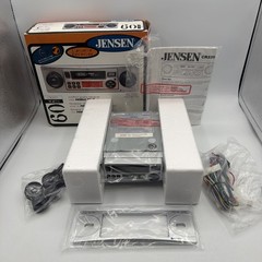 Vintage Jensen CR 225X-Am Fm Stereo Receiver-Car cassette Player Detach Face.