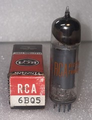 RCA 6BQ5 EL84 Disc Getter Vacuum Tube Amplitrex Tested Strong