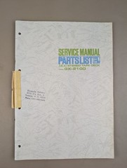 Akai Stereo Tape Deck Model GX-210D Service Manual Parts List D-1190-1